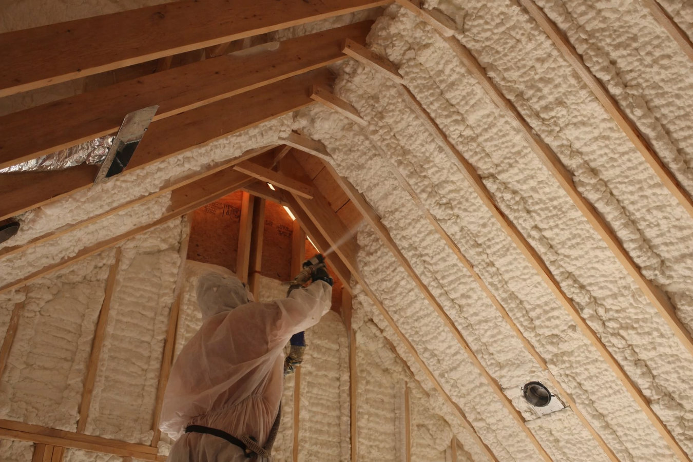 Open-cell foam insulation